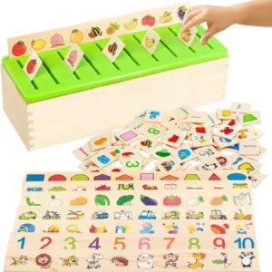 Early Learning Activities Box for Category Objects Picture Matching
