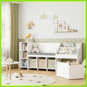 Bookshelf and Toy Storage Box