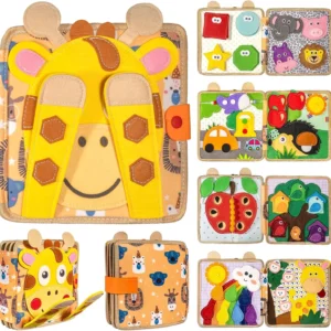 Travel Toy Activity Book for 1 2 3 Year Old Boys Girls